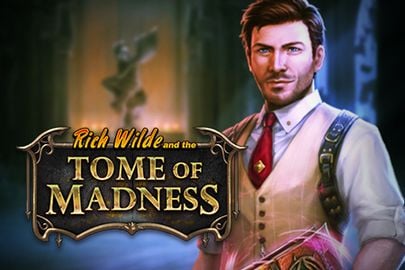 Immagine promozionale della slot Rich Wilde and the Tome of Madness
